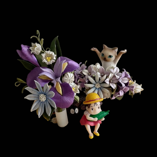 Iris Bespoke Corsage - Silk Corsage(Chanhua)