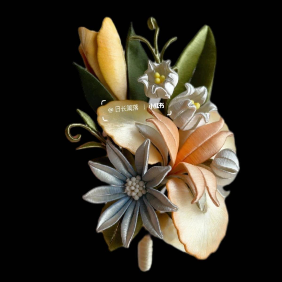 Bouquet Bespoke Corsage - Silk Corsage(Chanhua)