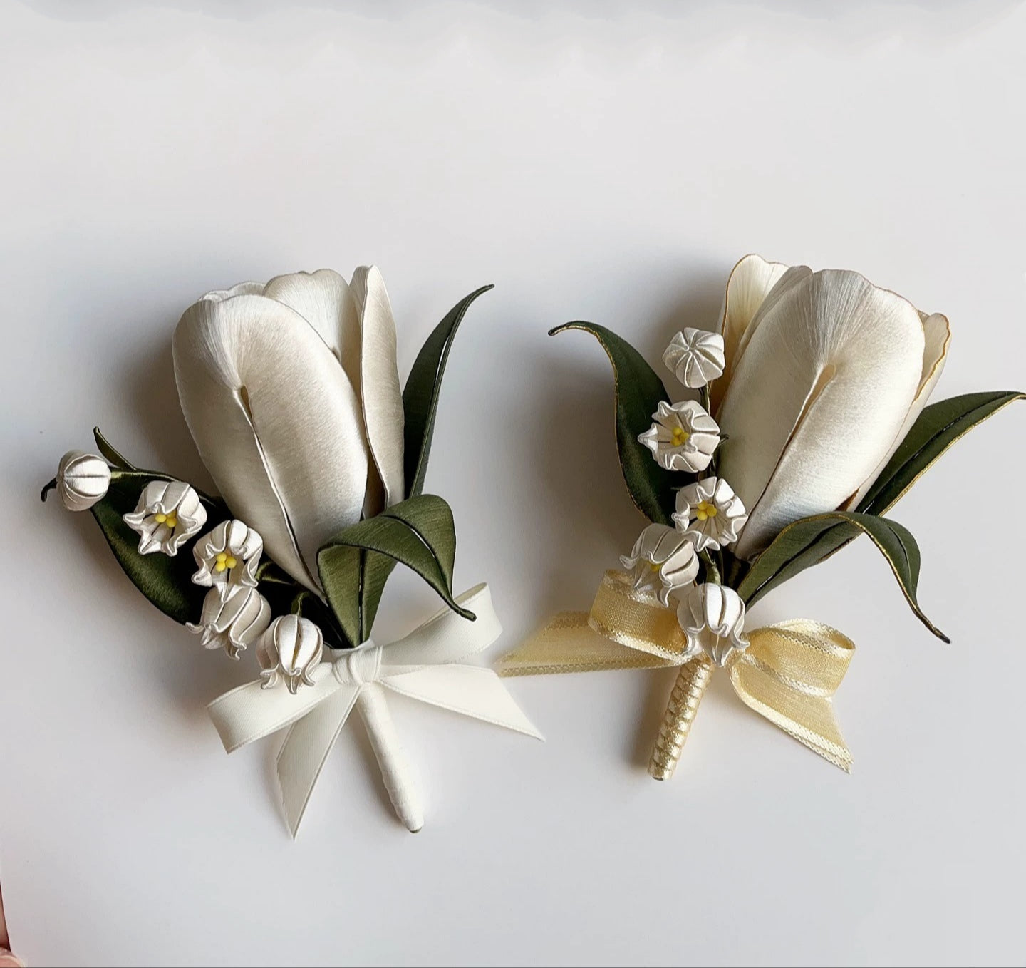 Tulip Bespoke Corsage - Silk Corsage(Chanhua)