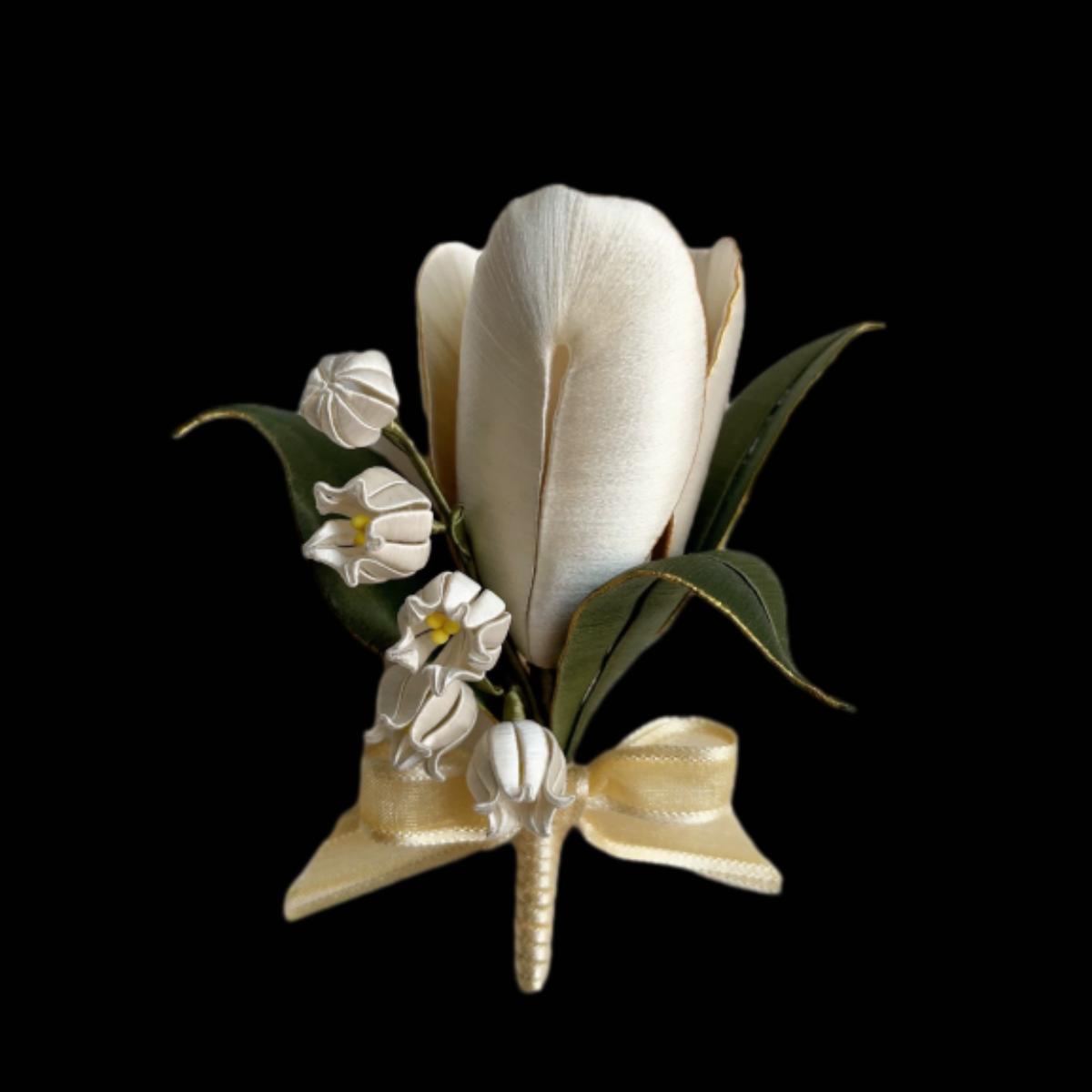 Tulip Bespoke Corsage - Silk Corsage(Chanhua)