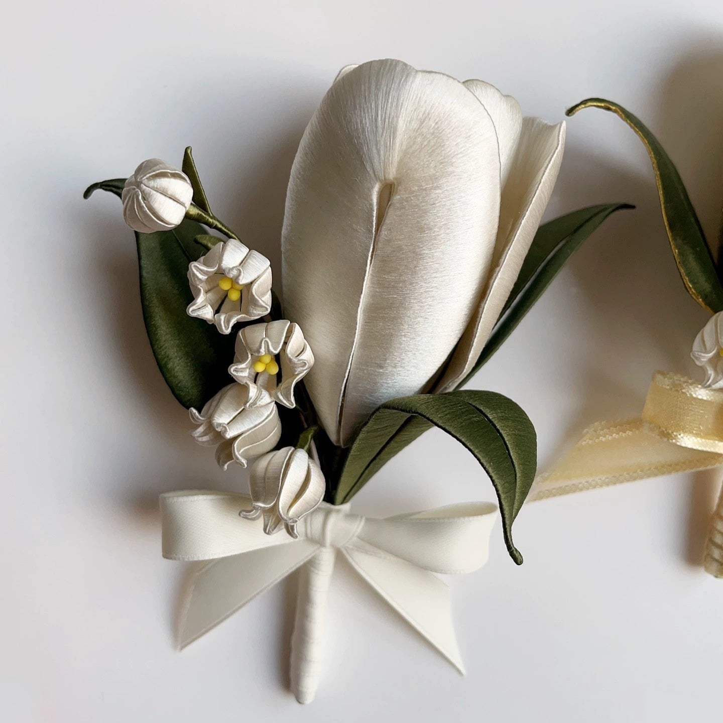 Tulip Bespoke Corsage - Silk Corsage(Chanhua)