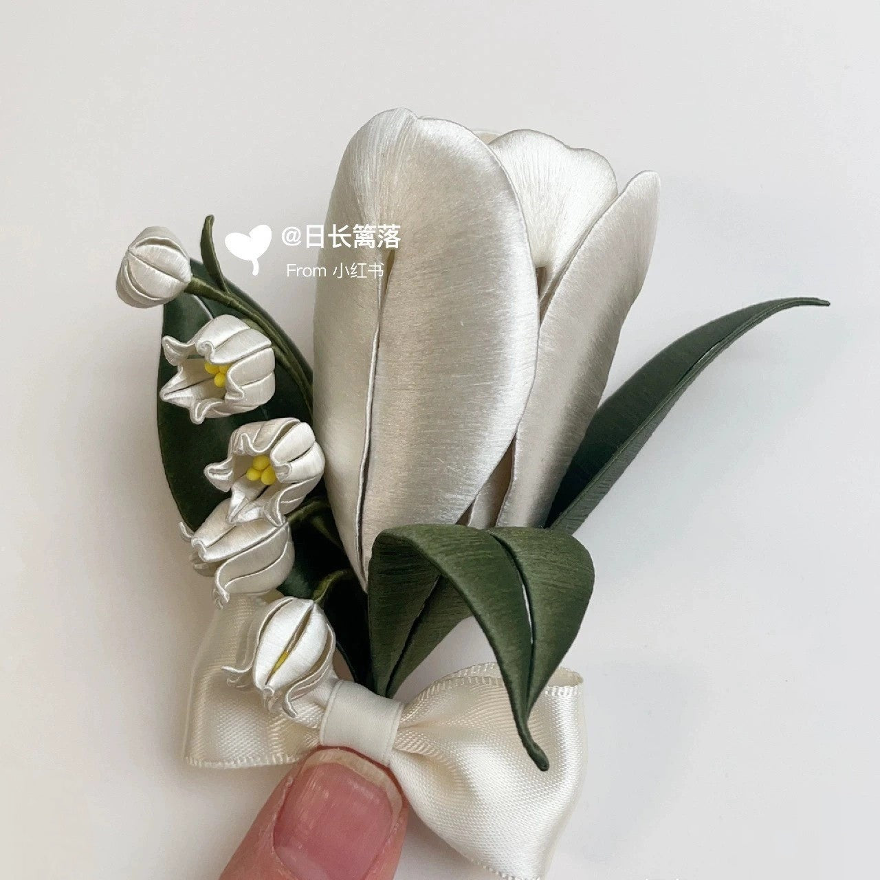 Tulip Bespoke Corsage - Silk Corsage(Chanhua)