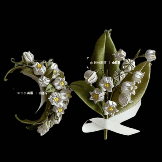 Bell Orchid Bespoke Corsage - Silk Corsage(Chanhua)