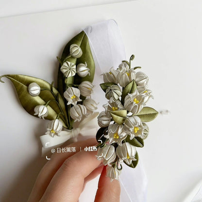 Bell Orchid Bespoke Corsage - Silk Corsage(Chanhua)