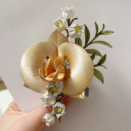 Phalaenopsis Bespoke Corsage - Silk Corsage(Chanhua)