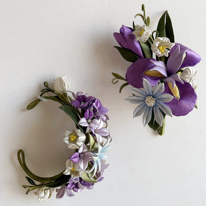 Bouquet Bespoke Wrist Flower - Silk Wrist Flower(Chanhua)