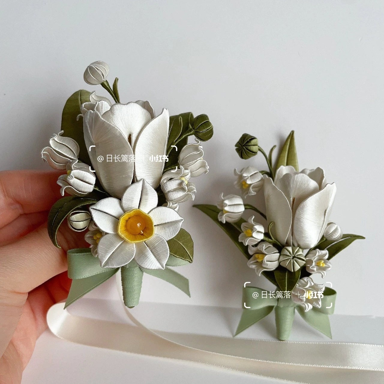 Tulip Bespoke Corsage - Silk Corsage(Chanhua)