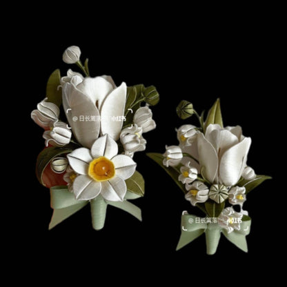 Tulip Bespoke Corsage - Silk Corsage(Chanhua)