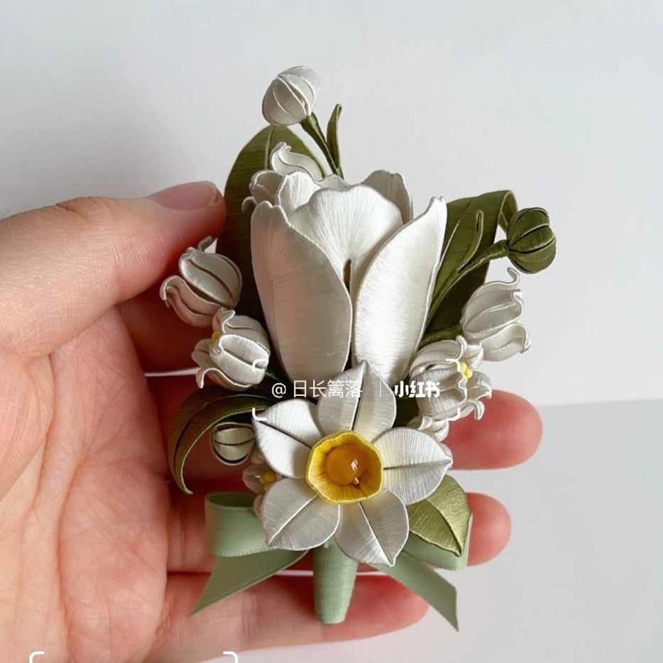 Tulip Bespoke Corsage - Silk Corsage(Chanhua)