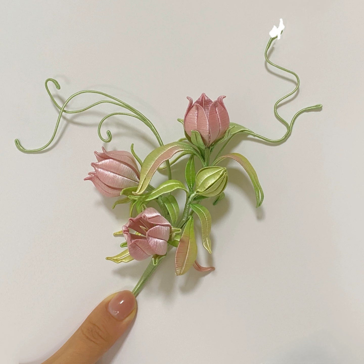 Campanula Bespoke Hairpin - Silk Hairpin(Chanhua)