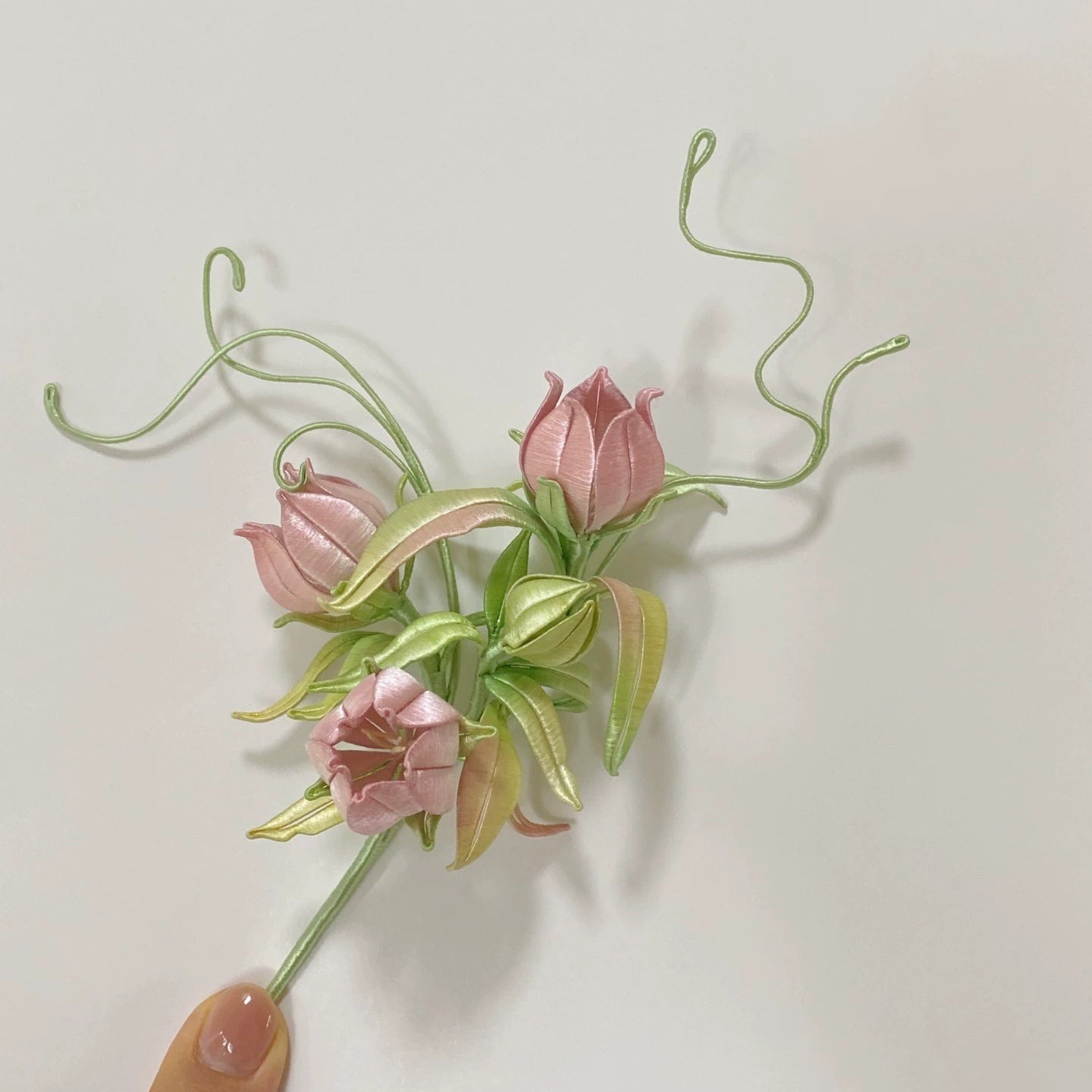 Campanula Bespoke Hairpin - Silk Hairpin(Chanhua)