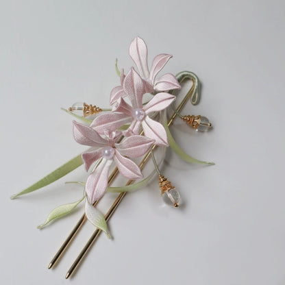 Orchid Bespoke Hairpin - Silk Hairpin(Chanhua)