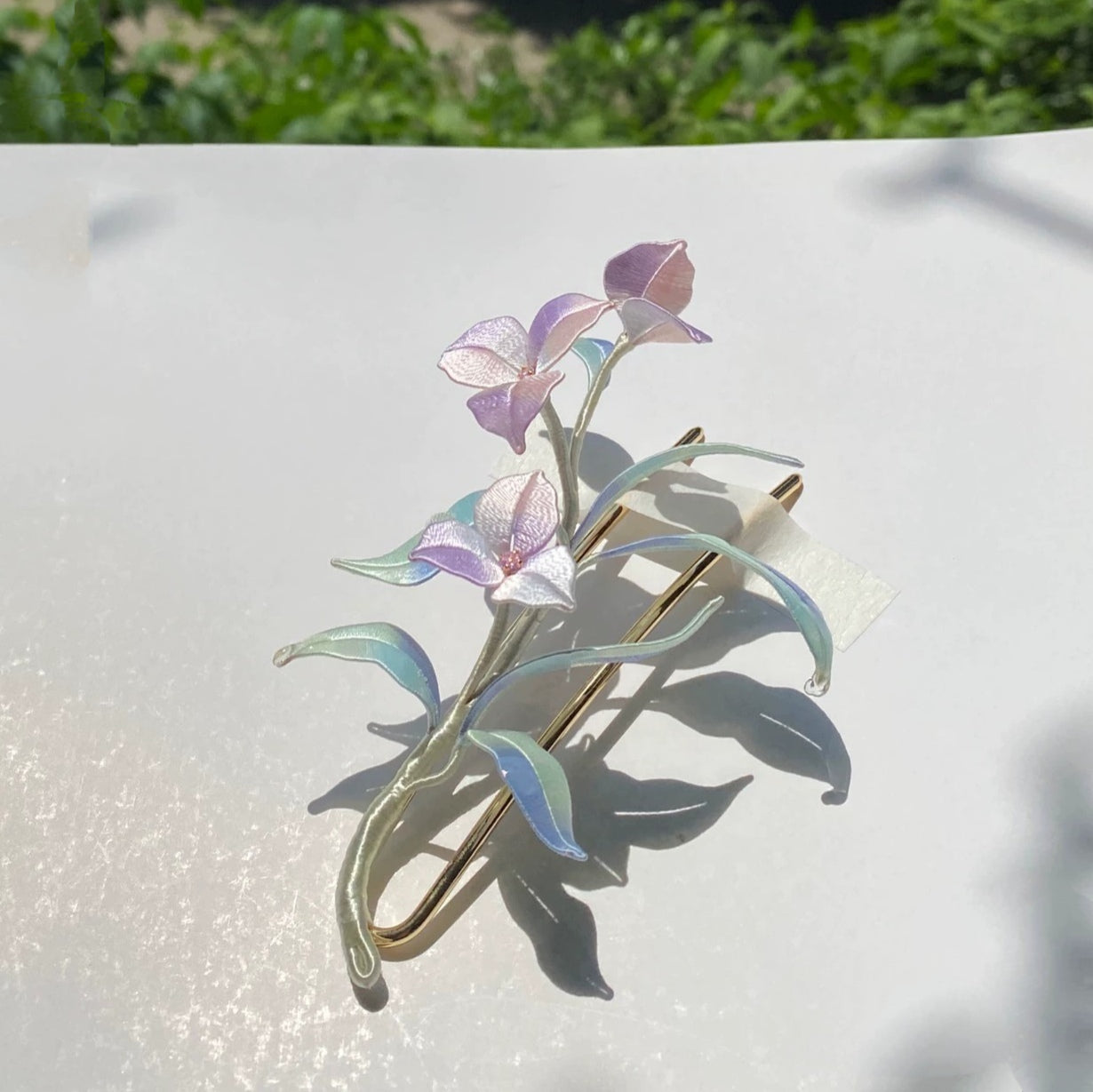 Bougainvillea Bespoke Hairpin - Silk Hairpin(Chanhua)