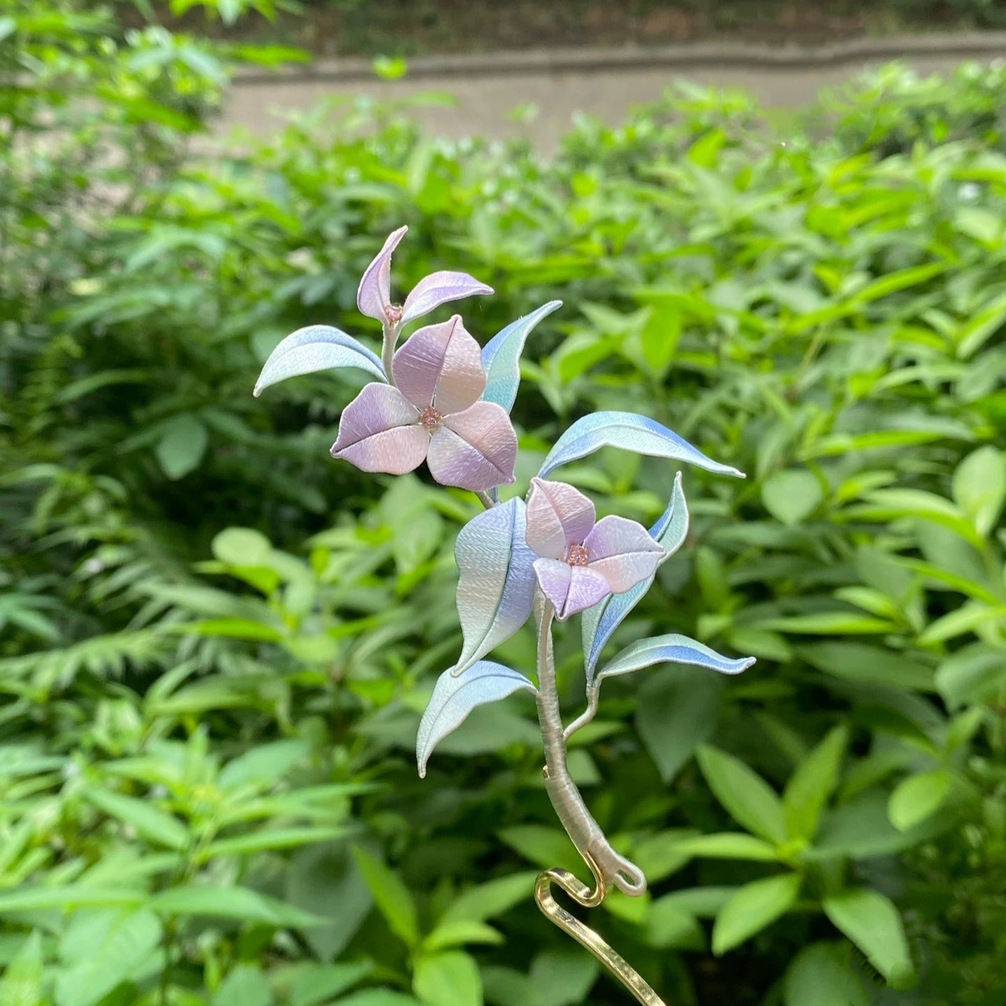 Bougainvillea Bespoke Hairpin - Silk Hairpin(Chanhua)