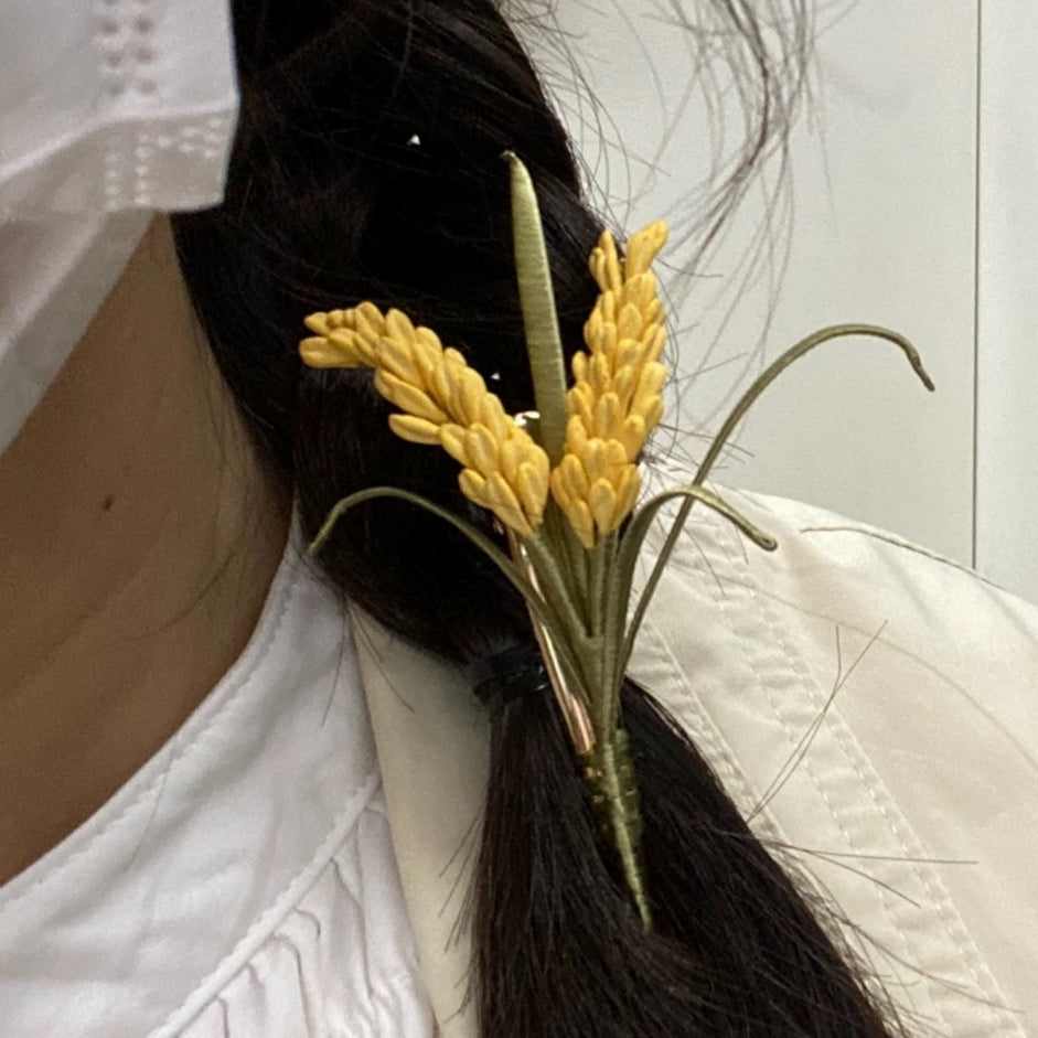 Ears of Wheat Bespoke Brooch - Silk Brooch(Chanhua)