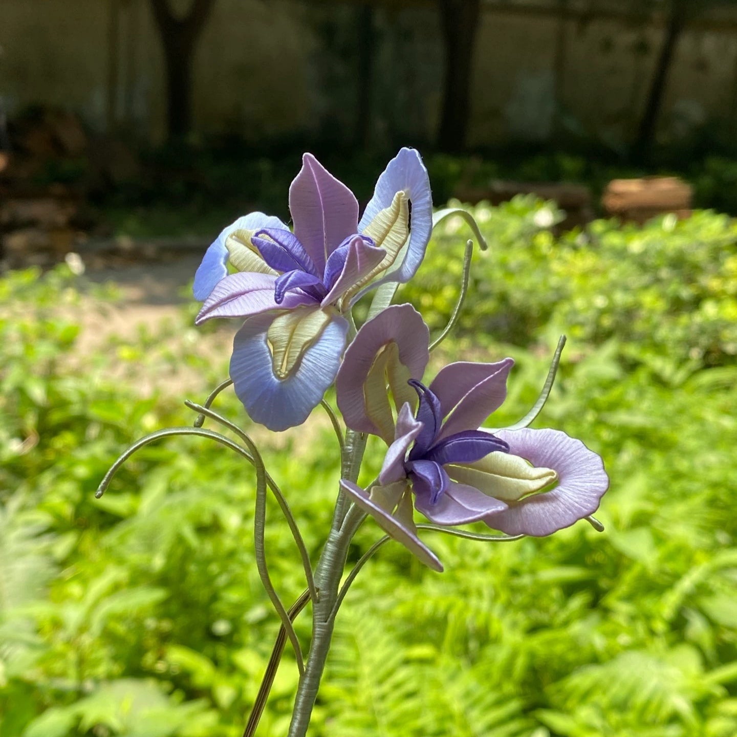 Iris Bespoke Hairpin - Silk Hairpin(Chanhua)