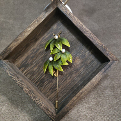 Dark Angel Bespoke Brooch-Silk Brooch(Ronghua)