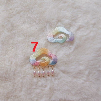 Handmade Chanhua Cloud Hair Clip - Daily, Wedding & Banquet