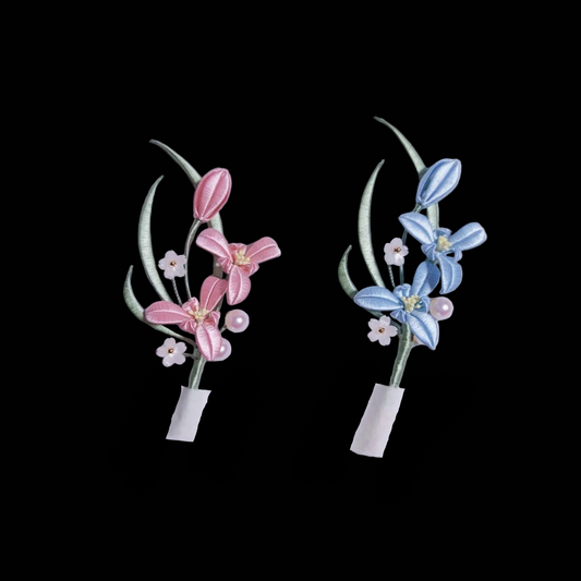 Handmade Chanhua Orchid Brooch - Daily, Wedding & Banquet