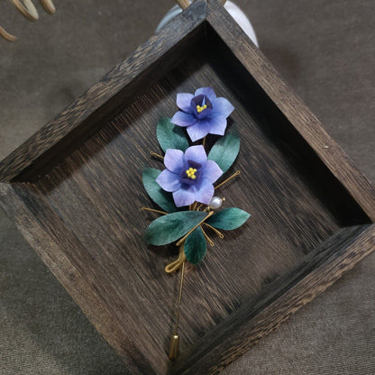 Handmade Ronghua Narcissus Brooch - Wedding & Daily