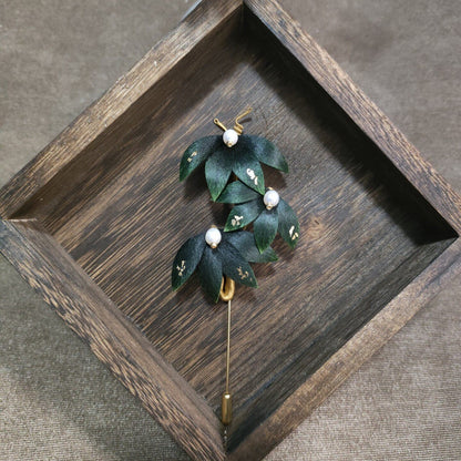 Dark Angel Bespoke Brooch-Silk Brooch(Ronghua)