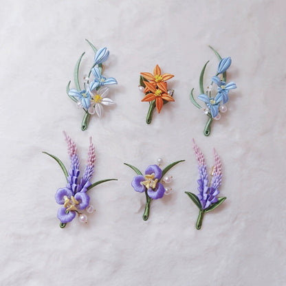 Handmade Chanhua Orchid Brooch - Daily, Wedding & Banquet