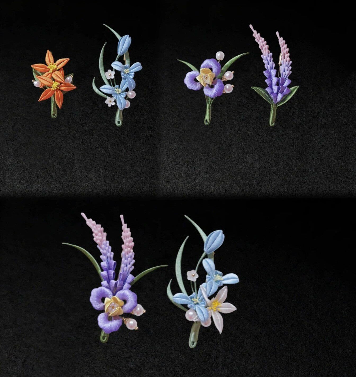 Handmade Chanhua Orchid Brooch - Daily, Wedding & Banquet