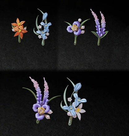 Handmade Chanhua Orchid Brooch - Daily, Wedding & Banquet