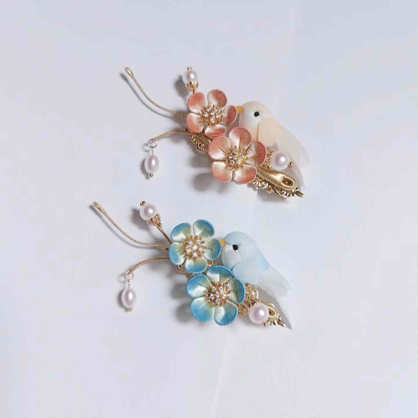 Zhezhi Handmade Brooch - Silk Brooch(Chanhua)