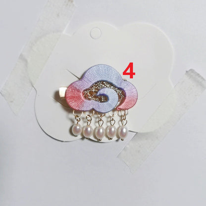 Handmade Chanhua Cloud Hair Clip - Daily, Wedding & Banquet
