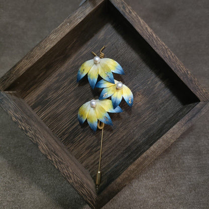 Dark Angel Bespoke Brooch-Silk Brooch(Ronghua)