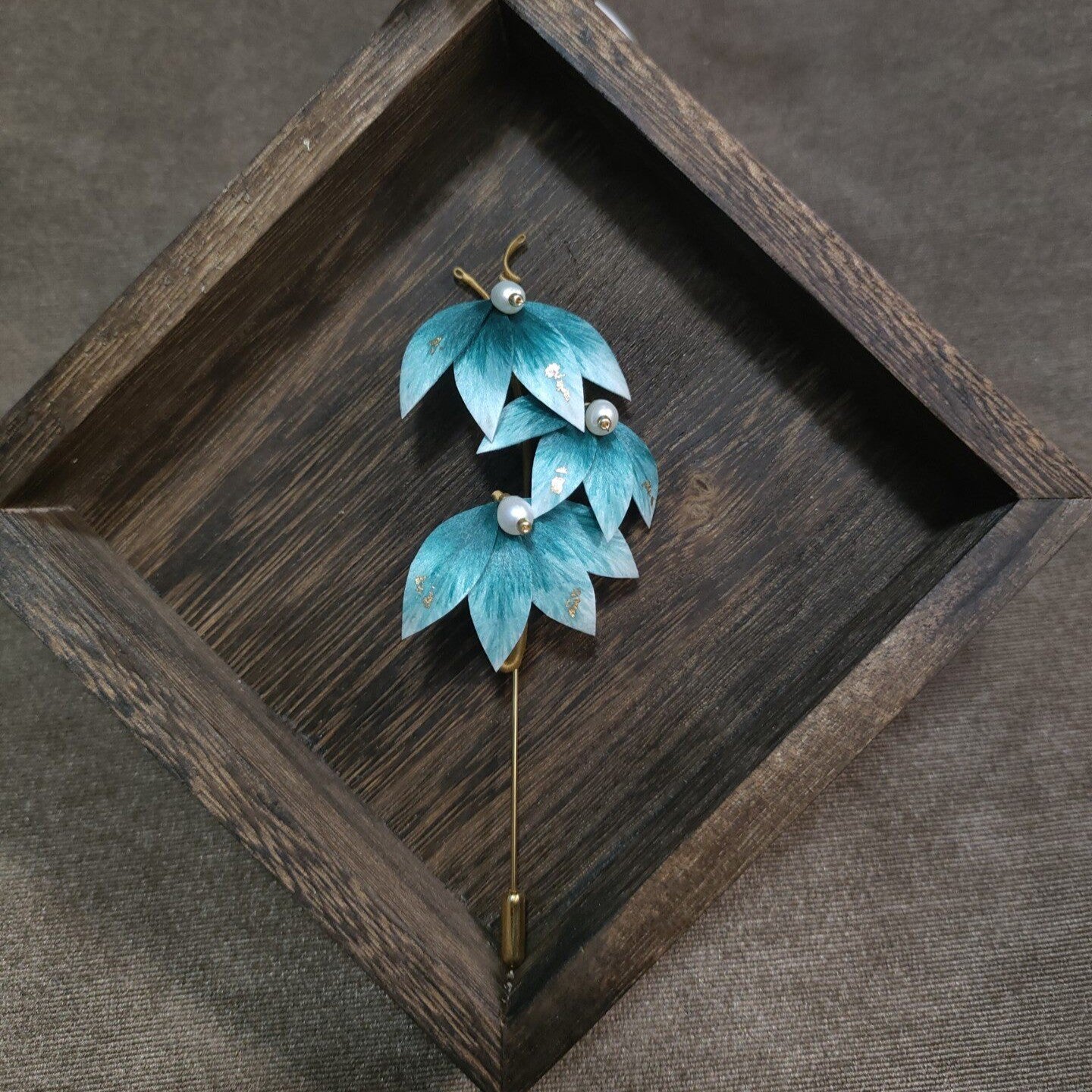 Dark Angel Bespoke Brooch-Silk Brooch(Ronghua)