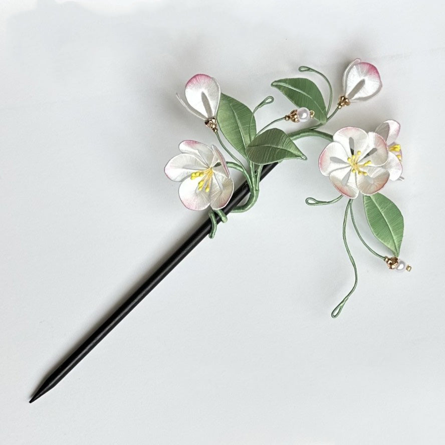 Weeping Branches Hairpin Chanhua Materials Flowers DIY Kit - Include Detailed Video Tutorial