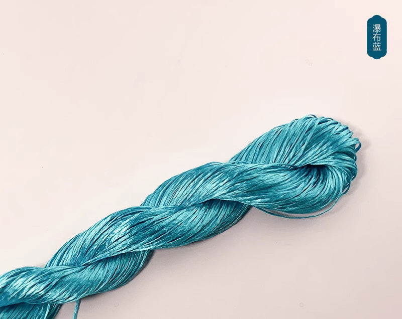 11g Suzhou Embroidery Thick Untwisted Mulberry Silk Thread(%011  翠色)