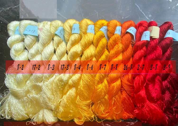 400m Suzhou Embroidery Monofilament Untwisted Mulberry Silk Thread(set08)