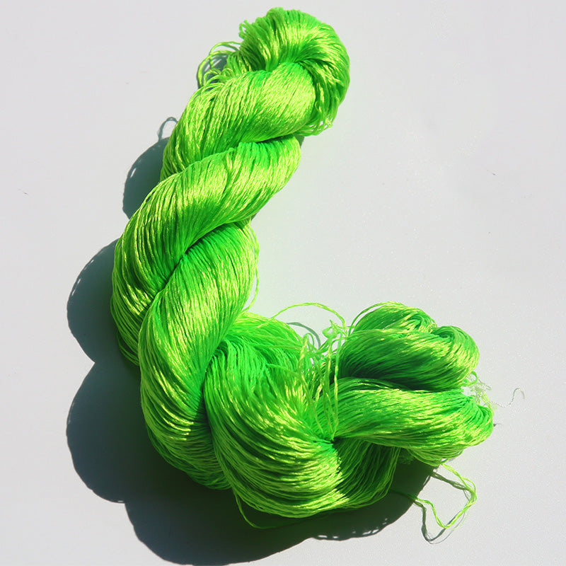 400m Suzhou Embroidery Mulberry Silk Thread(^special green01)