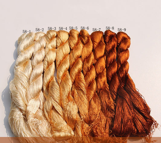 400m Suzhou Embroidery Mulberry Silk Thread(^058)