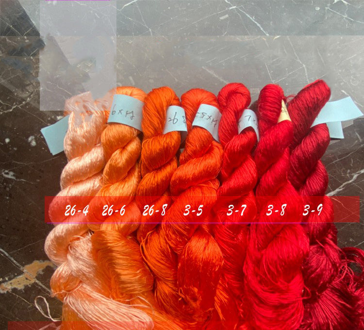 400m Suzhou Embroidery Monofilament Untwisted Mulberry Silk Thread(set26)