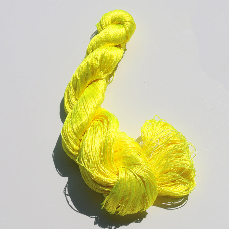 400m Suzhou Embroidery Mulberry Silk Thread(^special yellow01)