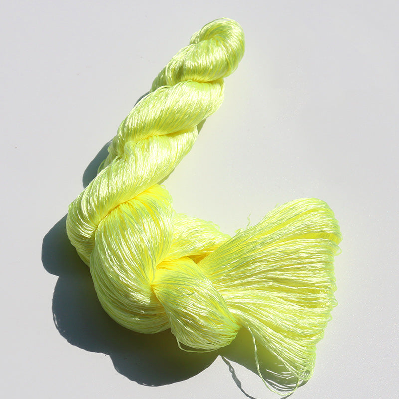 400m Suzhou Embroidery Mulberry Silk Thread(^special yellow02)