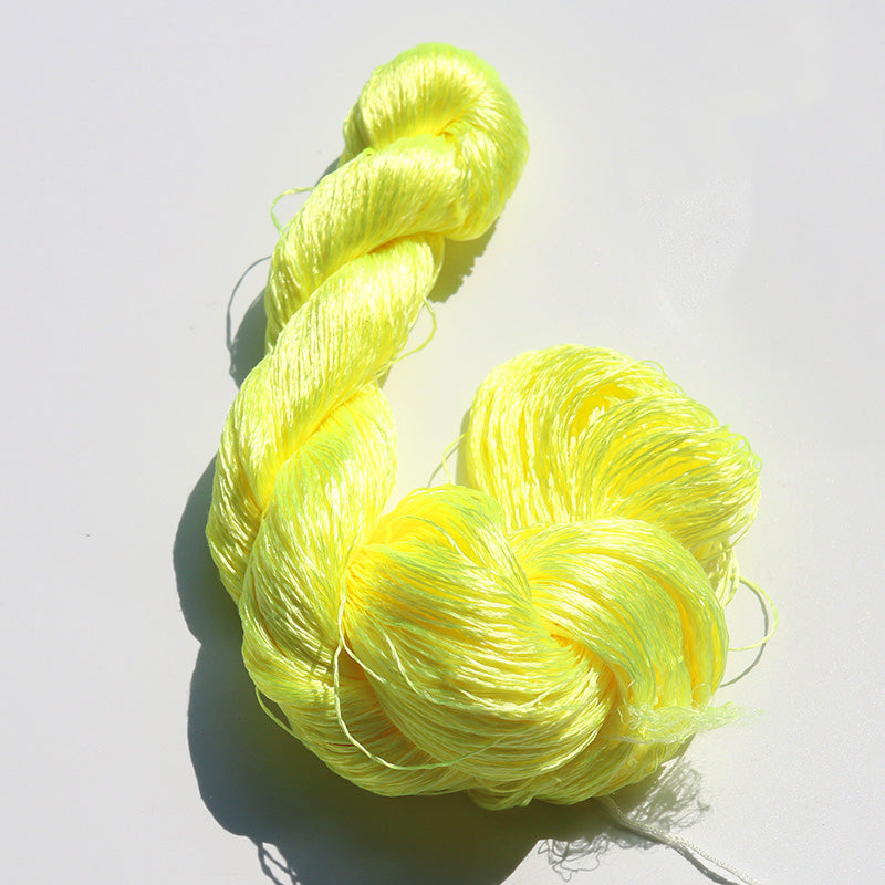 400m Suzhou Embroidery Mulberry Silk Thread(^special yellow02)