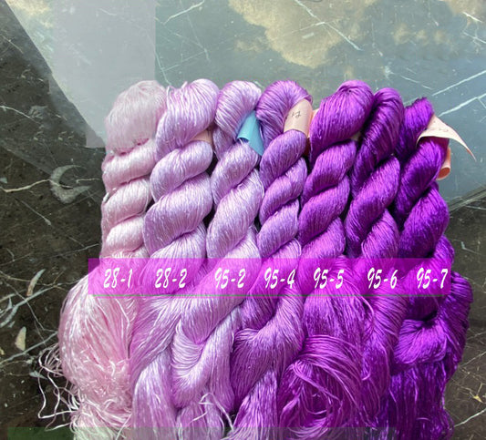 400m Suzhou Embroidery Monofilament Untwisted Mulberry Silk Thread(set96)