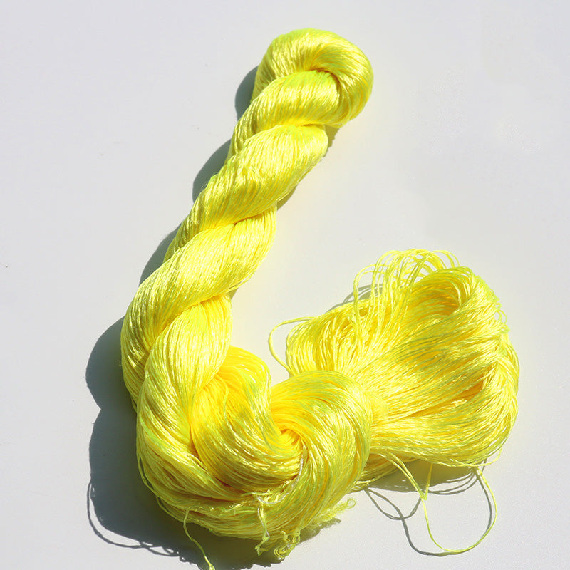 400m Suzhou Embroidery Mulberry Silk Thread(^special yellow02)