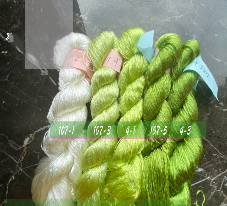 400m Suzhou Embroidery Monofilament Untwisted Mulberry Silk Thread(set107)