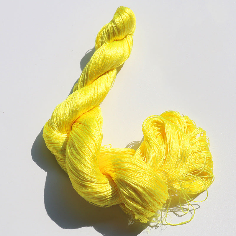 400m Suzhou Embroidery Mulberry Silk Thread(^special yellow02)