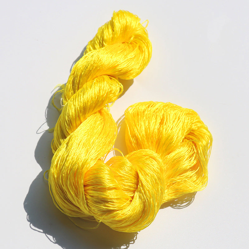 400m Suzhou Embroidery Mulberry Silk Thread(^special yellow02)