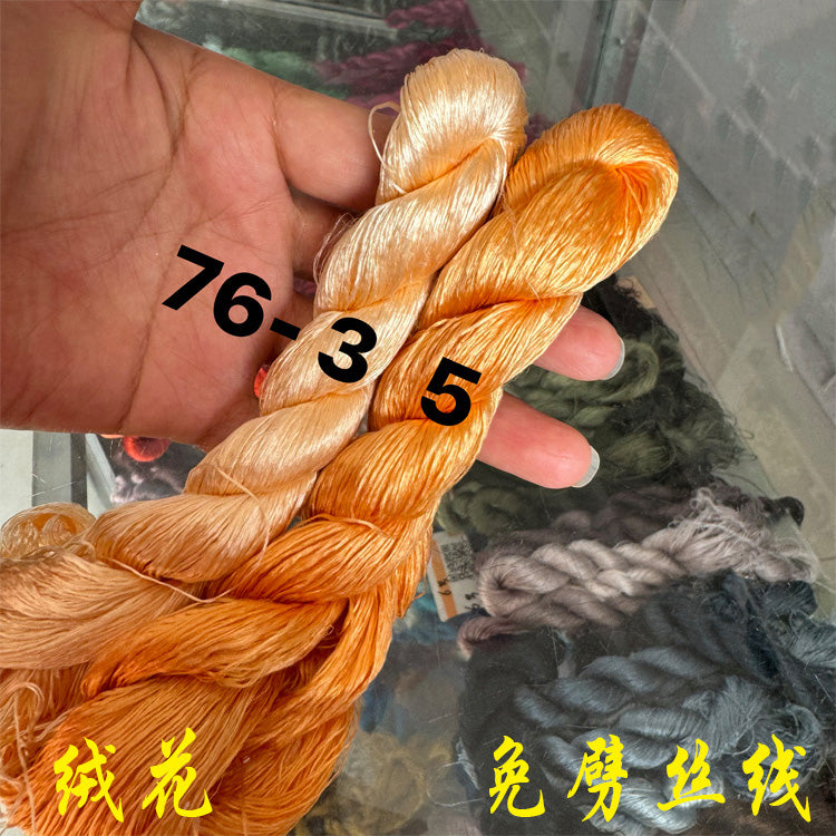 400m Suzhou Embroidery Monofilament Untwisted Mulberry Silk Thread(set76)