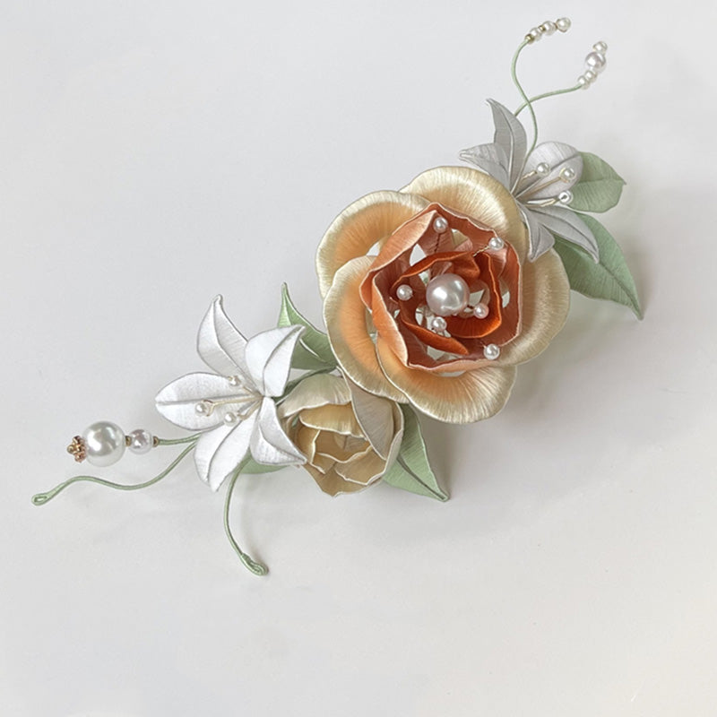 Zhiqiu Hairpin Chanhua Materials Flowers DIY Kit - Include Detailed Video Tutorial