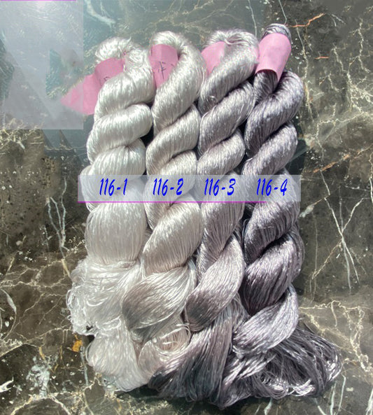 400m Suzhou Embroidery Monofilament Untwisted Mulberry Silk Thread(set116)