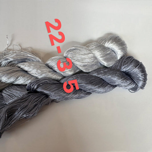 400m Suzhou Embroidery Monofilament Untwisted Mulberry Silk Thread(set22)